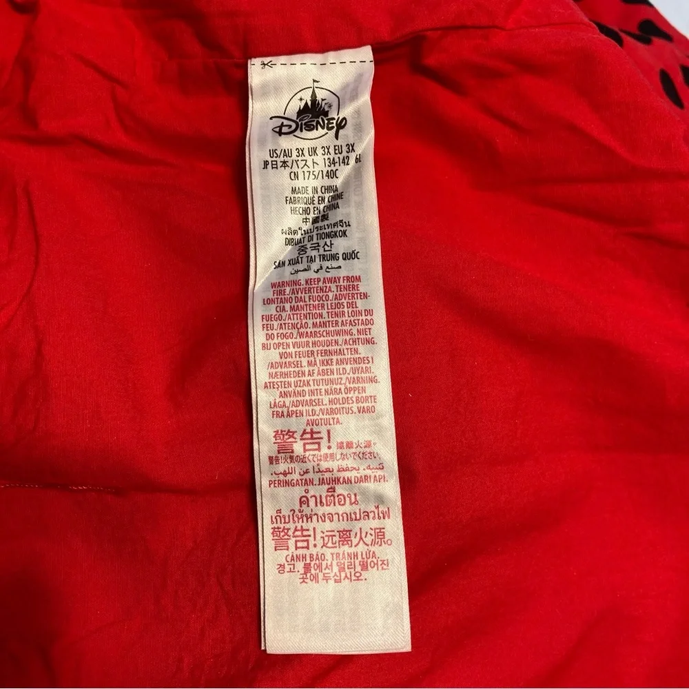 NWT Disney Parks Minnie Mouse Red and Black Jean Style Jacket Women’s - Picture 6 of 14